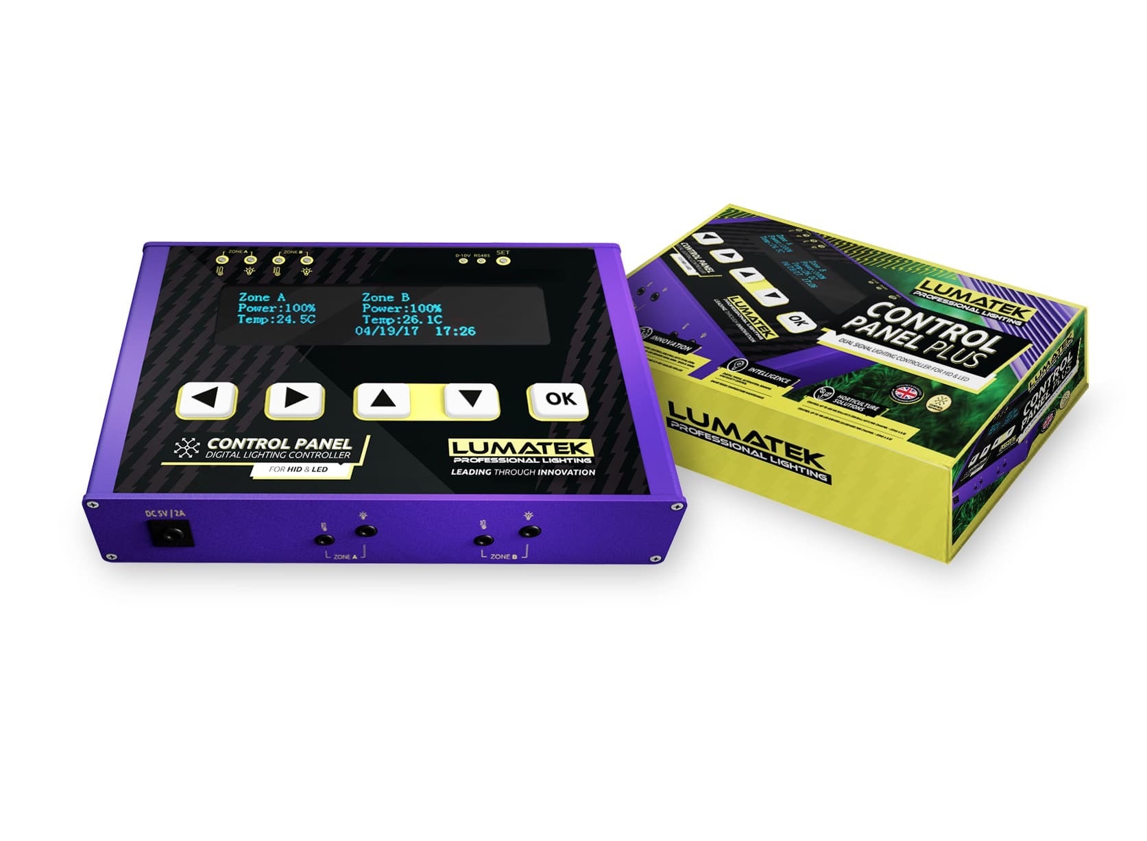 Lumatek® | Digitales Panel PLUS 2.0 (HID+LED) Verpackung