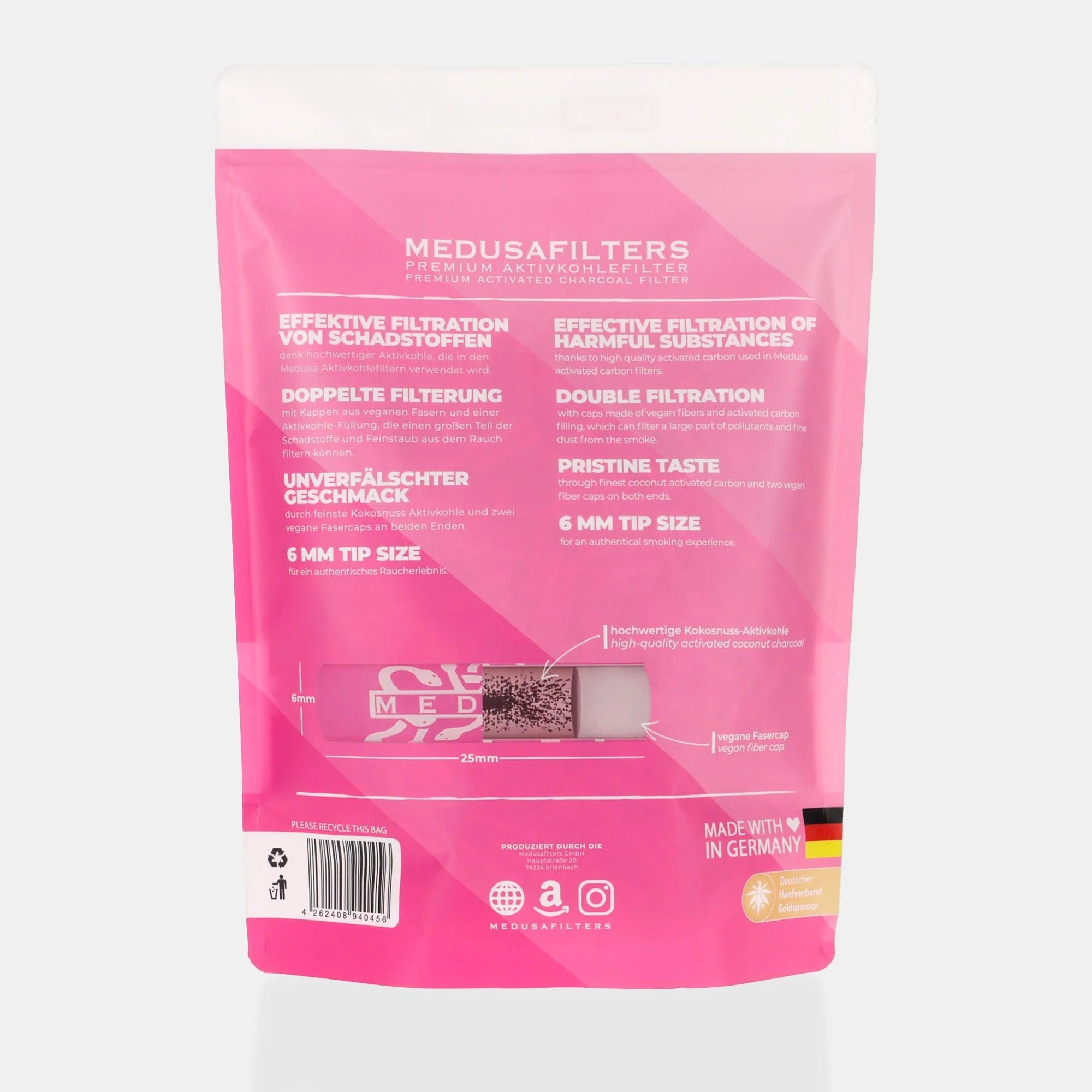 Medusafilters Rosé Edition 1000 stk