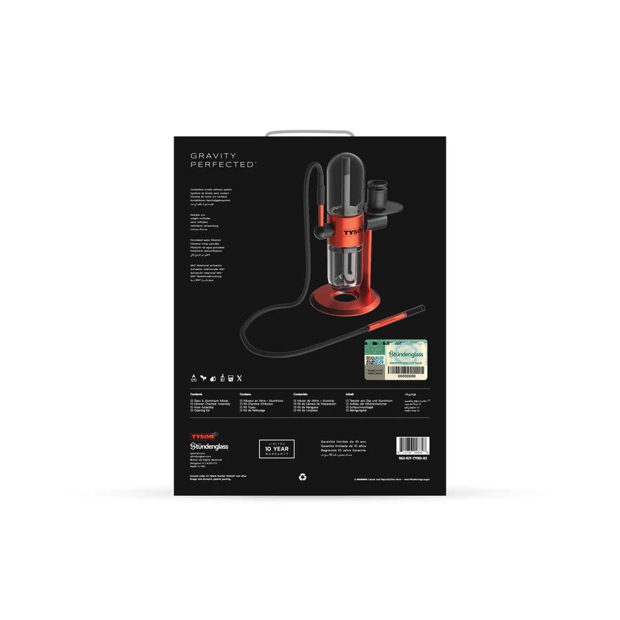 STÜNDENGLASS® x TYSON® | Gravity Infuser 2.0 Verpackung