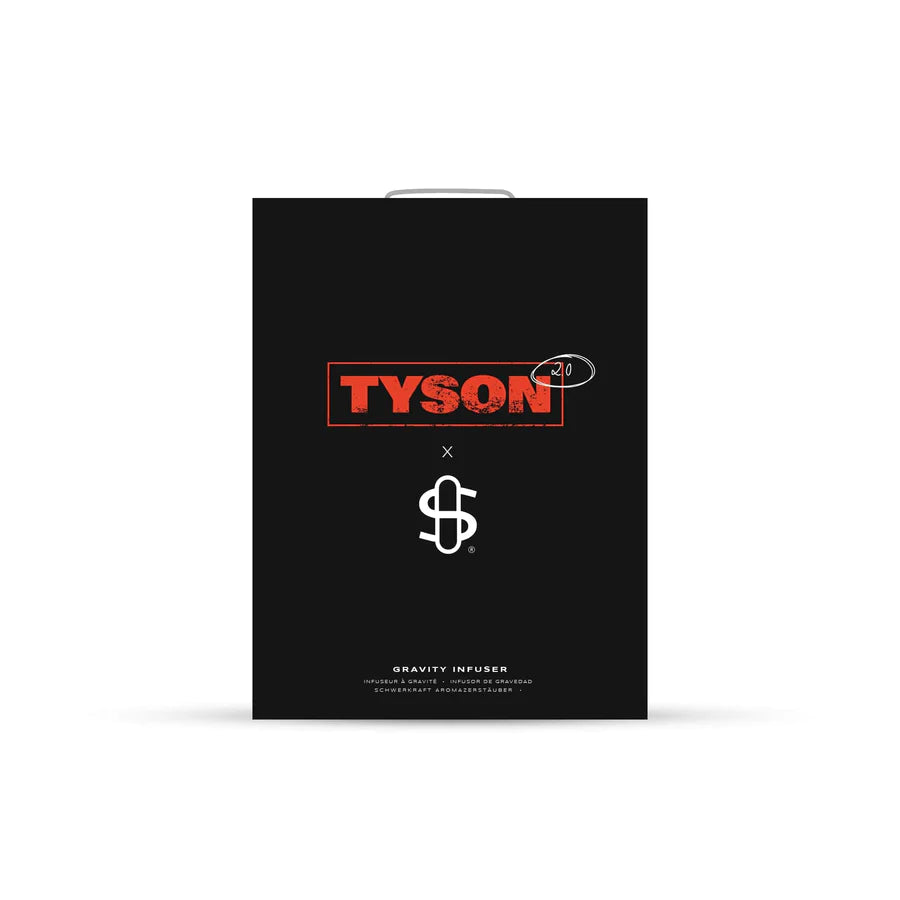 STÜNDENGLASS® x TYSON® | Gravity Infuser 2.0 Verpackung vorne